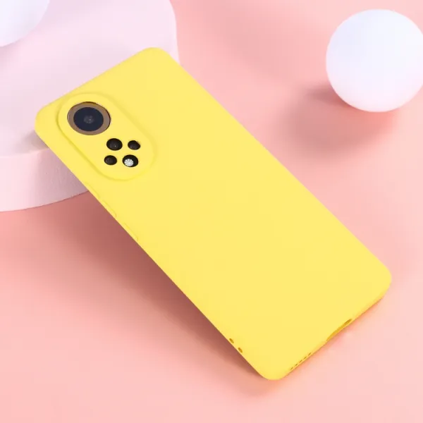 RUBBER Gumený kryt Huawei Nova 9 žltý