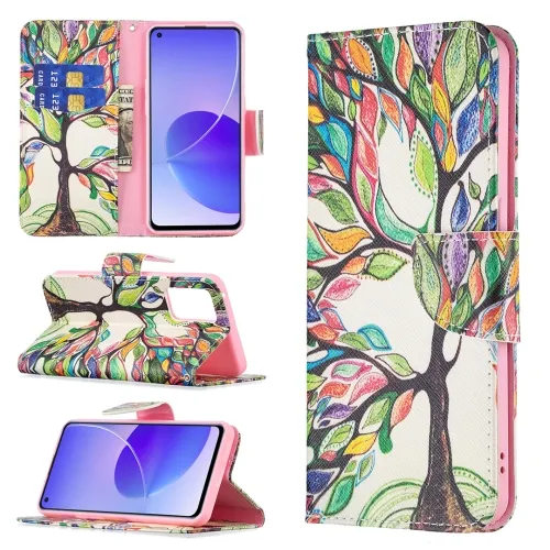 ART Peňaženkový kryt Oppo Reno6 5G LIFE TREE
