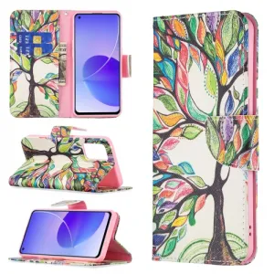 ART Peňaženkový kryt Oppo Reno6 5G LIFE TREE