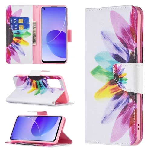 ART Peňaženkový kryt Oppo Reno6 5G SUNFLOWER