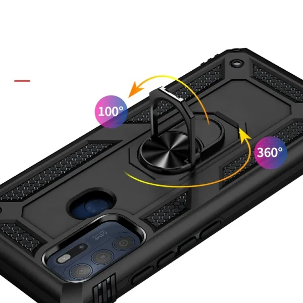 RING Ochranný obal pre Motorola Moto G60s čierny