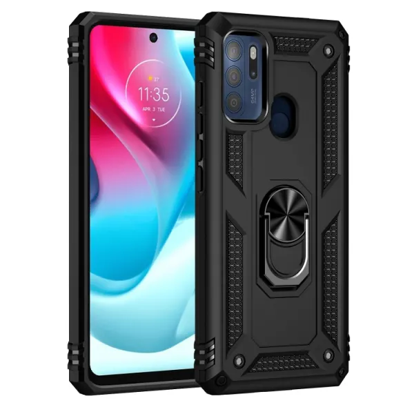 RING Ochranný obal pre Motorola Moto G60s čierny