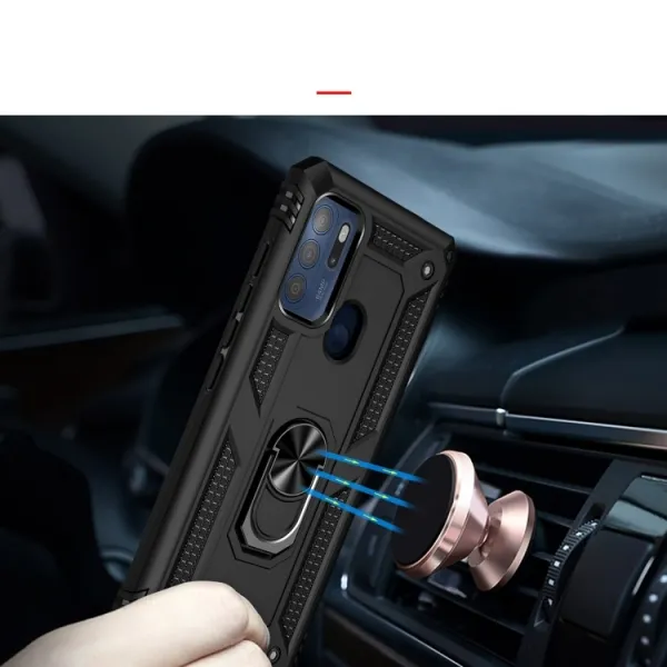 RING Ochranný obal pre Motorola Moto G60s čierny