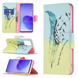 ART Peňaženkový kryt Oppo Reno6 5G FEATHER