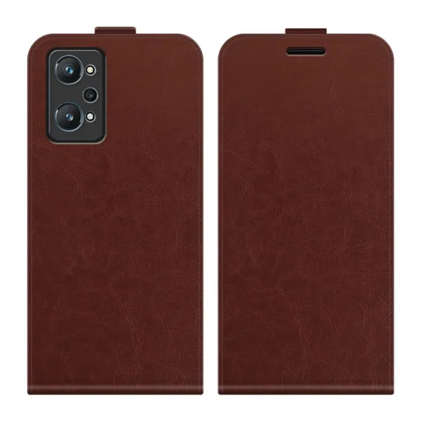 Vyklápacie puzdro Realme GT Neo2 5G hnedý