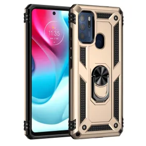 RING Ochranný obal pre Motorola Moto G60s zlatý