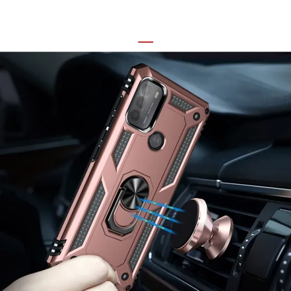 RING Ochranný obal pre Motorola Moto G50 ružový