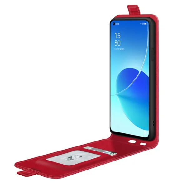 Vyklápacie puzdro Oppo Reno6 5G červené