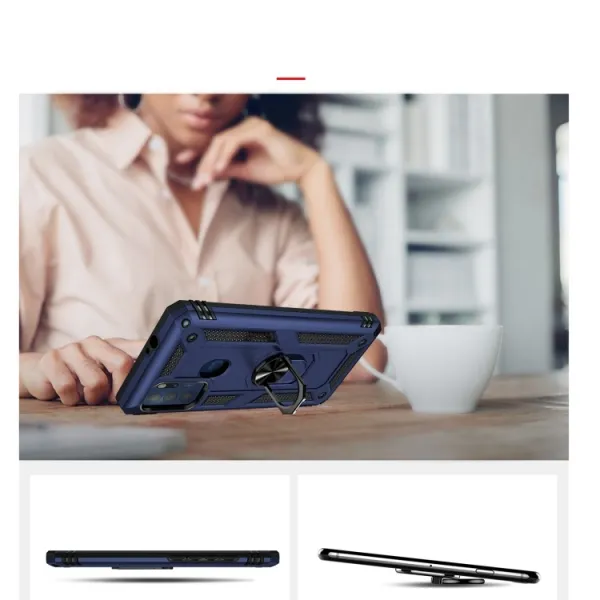 RING Ochranný obal pre Motorola Moto G60s modrý