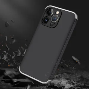 360° Ochranný kryt Apple iPhone 13 Pro čierny-strieborný