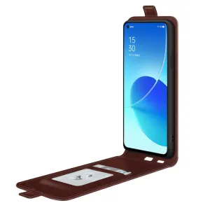 Vyklápacie puzdro Oppo Reno6 5G hnedé
