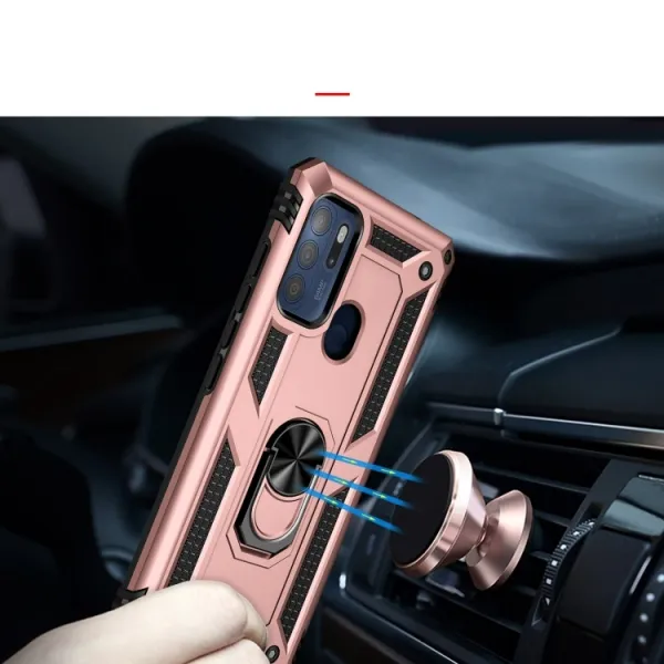 RING Ochranný obal pre Motorola Moto G60s ružový