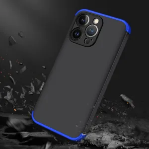 360° Ochranný kryt Apple iPhone 13 Pro čierny-modrý