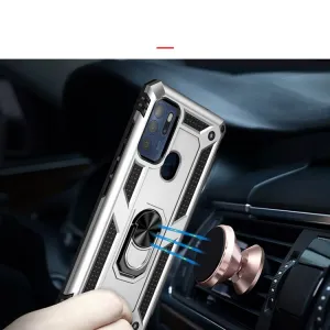 RING Ochranný obal pre Motorola Moto G60s strieborný