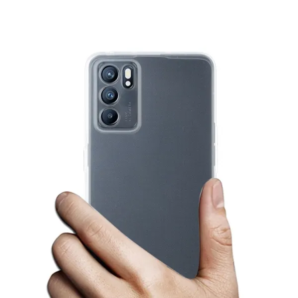 Silikónový obal Oppo Reno6 5G priehľadný