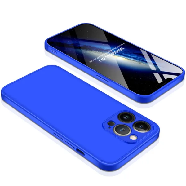 360° Ochranný kryt Apple iPhone 13 Pro Max modrý