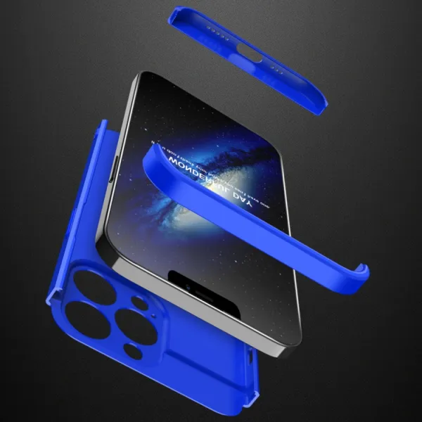 360° Ochranný kryt Apple iPhone 13 Pro Max modrý