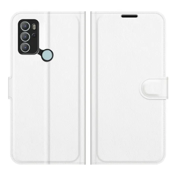 LITCHI Ochranný kryt pre Motorola Moto G60s biely