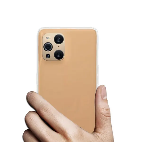Silikónový obal Oppo Find X3 Pro 5G priehľadný