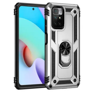 RING Ochranný obal pre Xiaomi Redmi 10 / Redmi 10 2022 strieborný