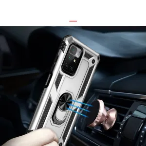RING Ochranný obal pre Xiaomi Redmi 10 / Redmi 10 2022 strieborný