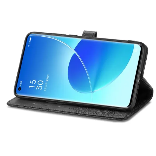 ART Peňaženkový kryt Oppo Reno6 Pro 5G (Mediatek) ORNAMENT čierny