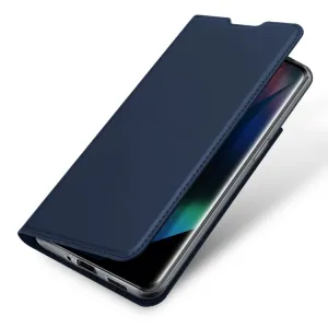 DUX Peňaženkový kryt Oppo Find X3 Pro 5G modrý