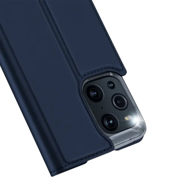 DUX Peňaženkový kryt Oppo Find X3 Pro 5G modrý