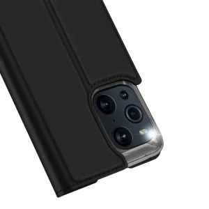 DUX Peňaženkový kryt Oppo Find X3 Pro 5G čierny