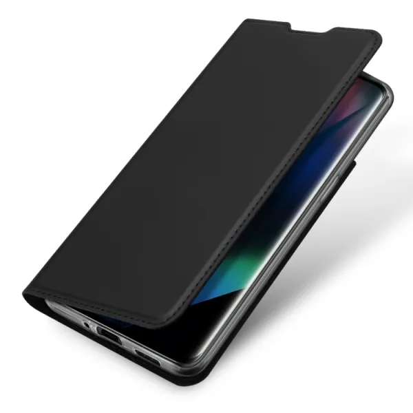 DUX Peňaženkový kryt Oppo Find X3 Pro 5G čierny