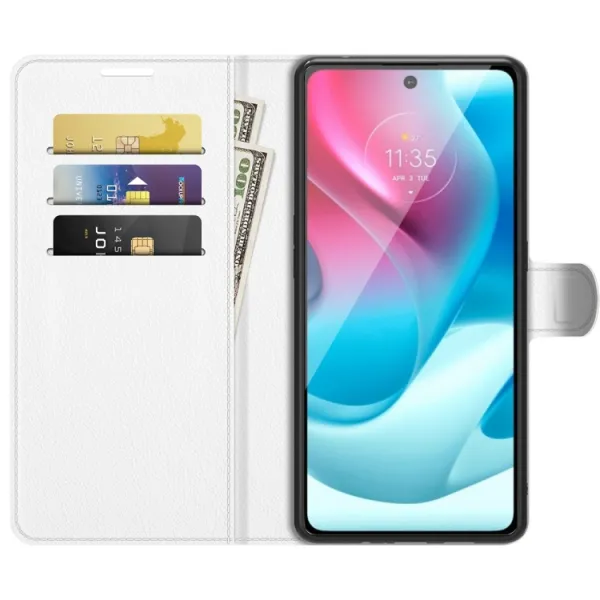 LITCHI Ochranný kryt pre Motorola Moto G60s biely