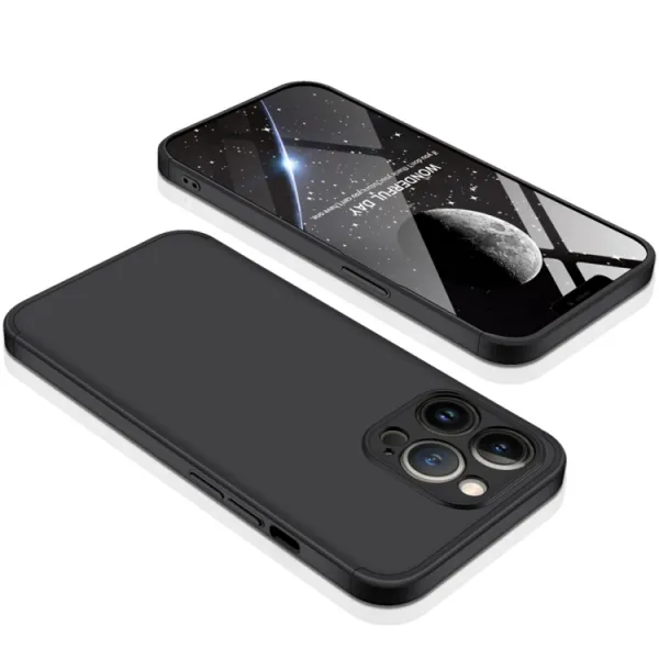 360° Ochranný kryt Apple iPhone 13 Pro Max čierny