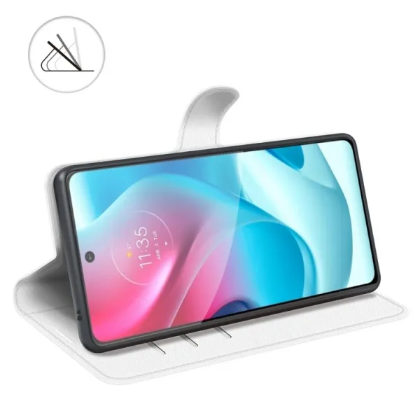 LITCHI Ochranný kryt pre Motorola Moto G60s biely