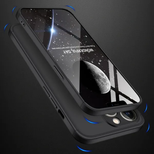 360° Ochranný kryt Apple iPhone 13 Pro Max čierny