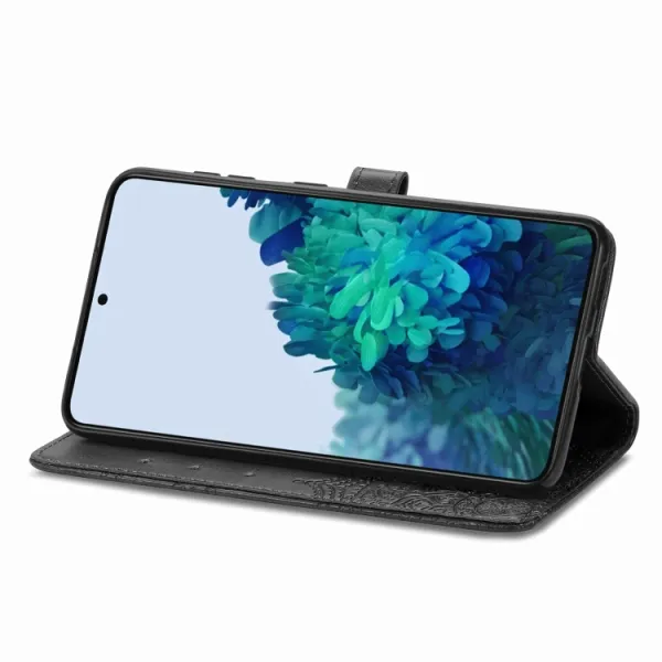 ART Peňaženkový kryt Samsung Galaxy S22 Plus 5G ORNAMENT čierny