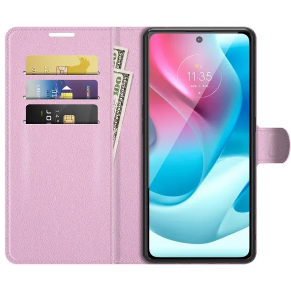 LITCHI Ochranný kryt pre Motorola Moto G60s ružový