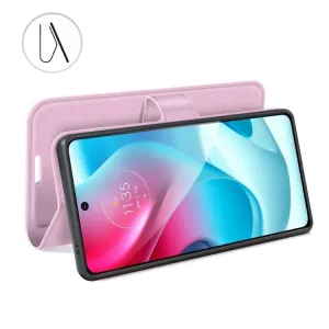 LITCHI Ochranný kryt pre Motorola Moto G60s ružový