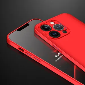 360° Ochranný kryt Apple iPhone 13 Pro Max červený