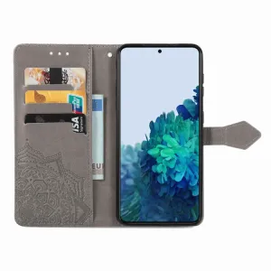 ART Peňaženkový kryt Samsung Galaxy S22 Plus 5G ORNAMENT šedý