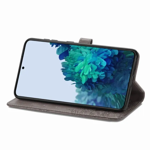 ART Peňaženkový kryt Samsung Galaxy S22 Plus 5G ORNAMENT šedý