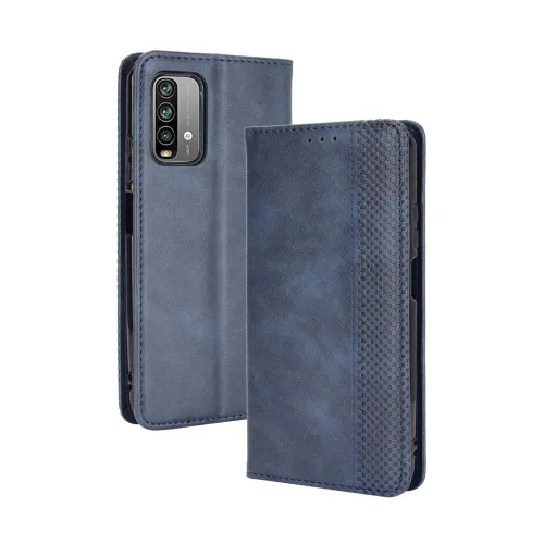 BUSINESS Peňaženkový kryt pre Xiaomi Redmi 9T modrý
