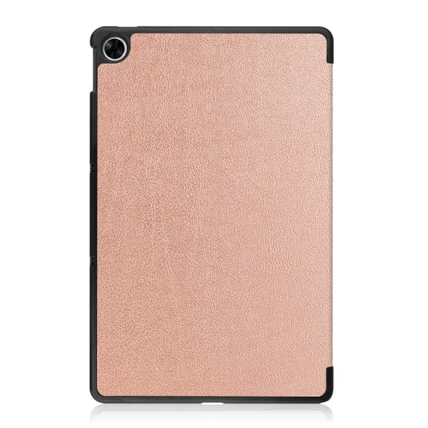 LEATHER Zaklápací obal Realme Pad ružovozlatý