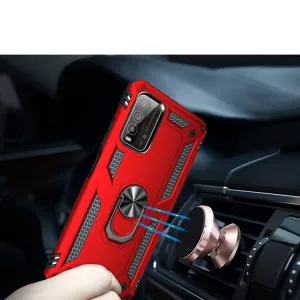 RING Ochranný obal pre Xiaomi Redmi 9T červený