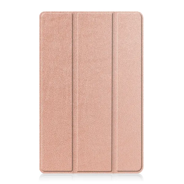 LEATHER Zaklápací obal Realme Pad ružovozlatý