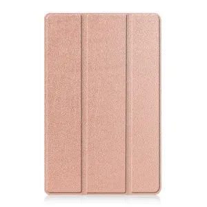 LEATHER Zaklápací obal Realme Pad ružovozlatý