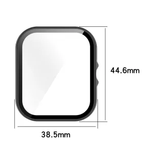 Plastový obal s ochranným sklom pre Xiaomi Amazfit GTS 3 modrý