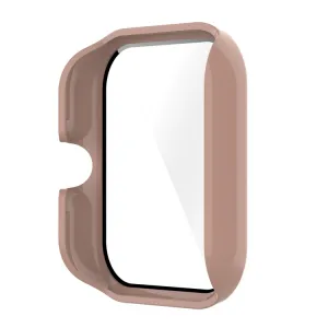 Plastový obal s ochranným sklom pre Xiaomi Amazfit GTS 3 ružový