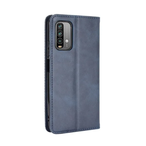 BUSINESS Peňaženkový kryt pre Xiaomi Redmi 9T modrý