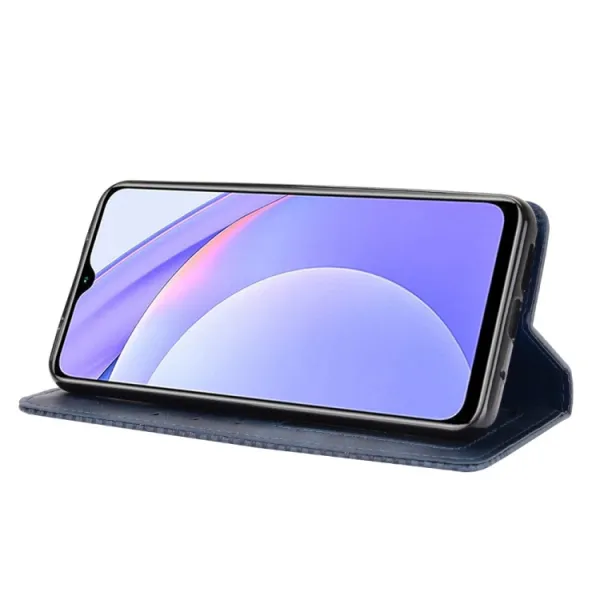 BUSINESS Peňaženkový kryt pre Xiaomi Redmi 9T modrý