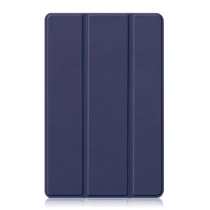 LEATHER Zaklápací obal Realme Pad tmavomodrý